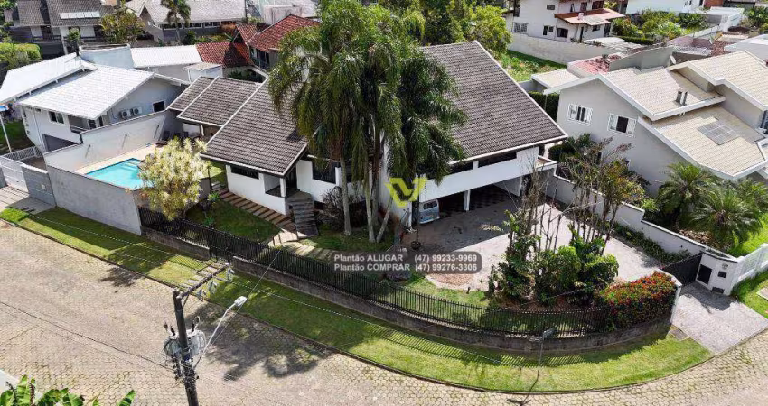 Casa SEMIMOBILIADA com 4 Suítes à Venda e Locação, Aluguel, 489 m² Área Construída - Cond. City Figueiras - Vorstadt - Blumenau/SC | La Vita Imóveis