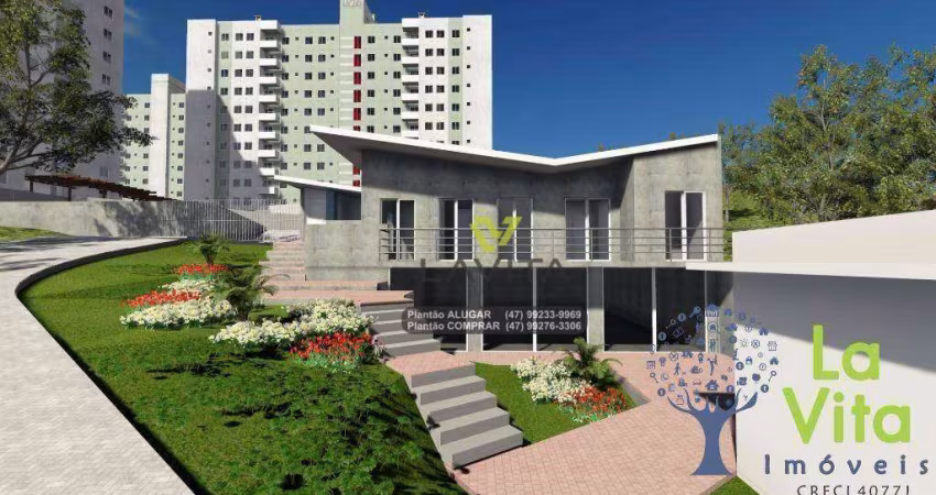Apartamento SEMIMOBILIADO a Venda com 2 Dormitórios - Res. Blumengartens - Passo Manso - Blumenau SC | La Vita Imóveis