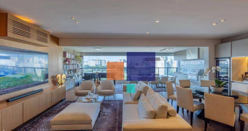 Apartamento Alto Padrão de 163m², com 03 suítes e 03 vagas - Vende-se em Moema