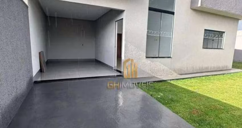 Casa com 3 dormitórios à venda, 102 m² por R$ 550.000 - Goiânia Park Sul - Aparecida de Goiânia/GO