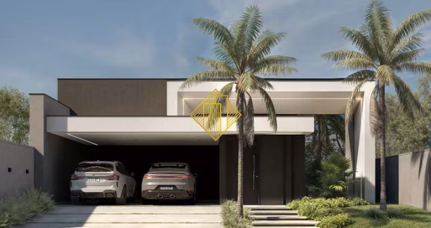 CASA TÉRREA COM TRES SUÍTES E PISCINA