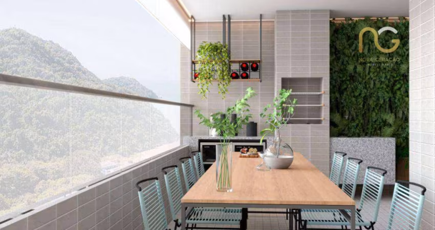 Apartamento com 2 dormitórios à venda, 85 m² por R$ 783.931,94 - Canto do Forte - Praia Grande/SP