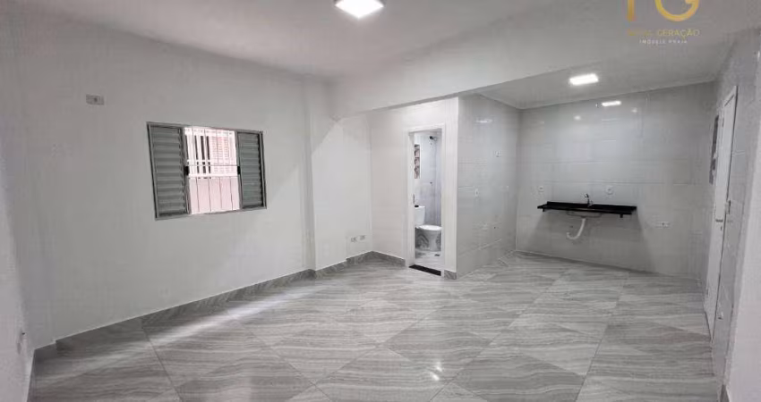 Kitnet com 1 dormitório à venda, 28 m² por R$ 195.000,00 - Boqueirão - Praia Grande/SP
