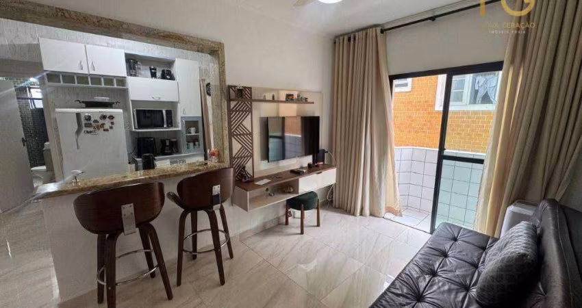 Apartamento com 1 dormitório à venda, 40 m² por R$ 260.000,00 - Tupi - Praia Grande/SP