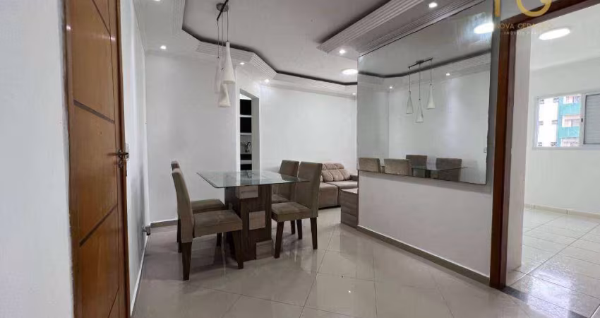 Apartamento com 2 dormitórios à venda, 60 m² por R$ 395.000,00 - Tupi - Praia Grande/SP
