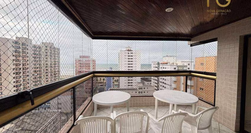Apartamento com 3 dormitórios à venda, 152 m² por R$ 790.000,00 - Tupi - Praia Grande/SP