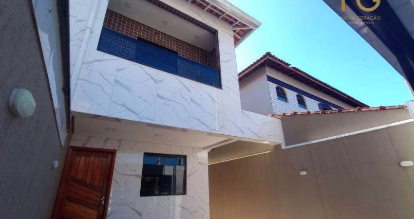 Sobrado com 2 dormitórios à venda, 56 m² por R$ 390.000,00 - Caiçara - Praia Grande/SP
