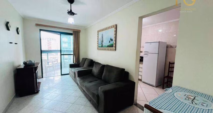 Apartamento com 1 dormitório à venda, 52 m² por R$ 320.000,00 - Tupi - Praia Grande/SP