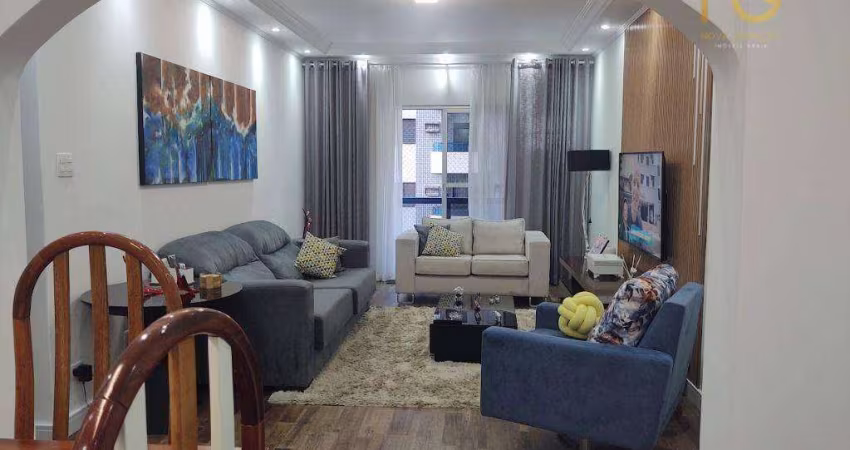 Apartamento com 3 dormitórios à venda, 136 m² por R$ 660.000,00 - Vila Assunção - Praia Grande/SP