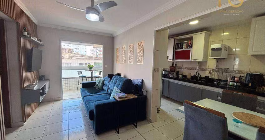 Apartamento com 2 dormitórios à venda, 78 m² por R$ 480.000,00 - Caiçara - Praia Grande/SP