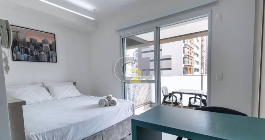 Apartamento Studio mobiliado à venda em Perdizes, 1 quarto e 1 vaga