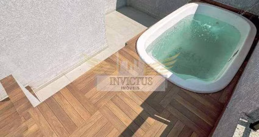 Sobrado em Condomínio Fechado com 2 Quartos para Comprar, 140m² - Campestre, Santo André/SP.
