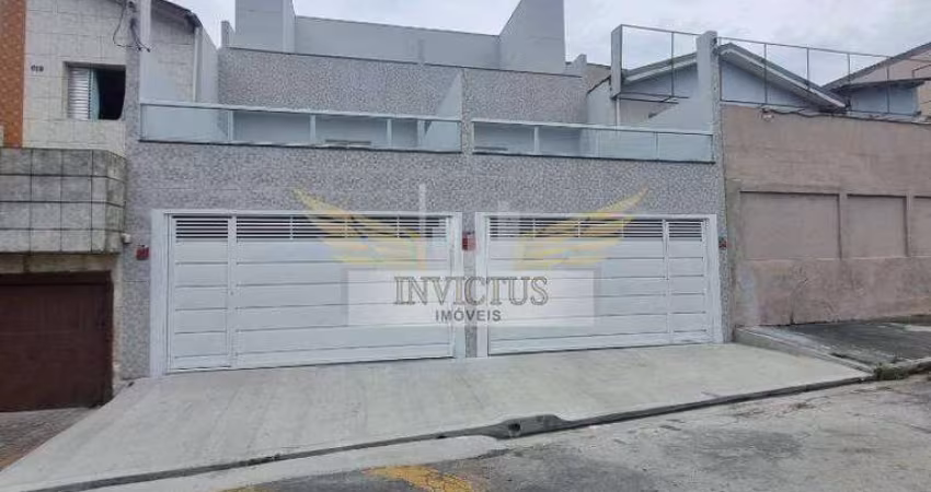Sobrado Novo com 3 Quartos para Comprar, 150m² - Jardim do Estádio, Santo André/SP.