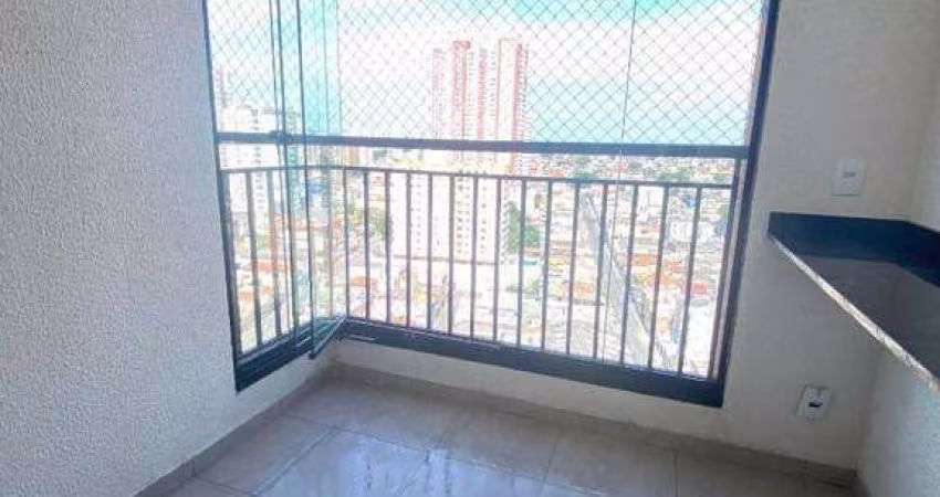 Apartamento com 2 dormitórios para alugar, 51 m² por R$ 3.102/mês - Jardim Pitangueiras - Diadema/SP