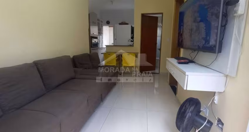 Apartamento na Aviação, 2 Dormitórios, Sacada, Lazer, Só na Imobiliária em Praia Grande.