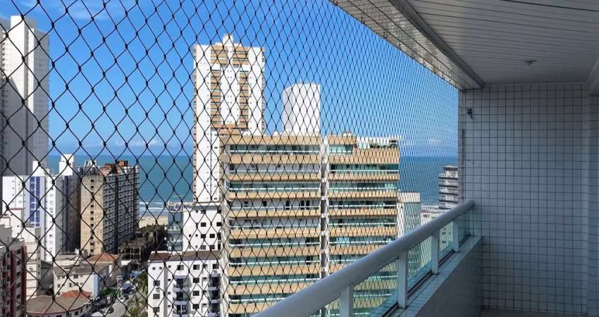 Apartamento de 3 dormitórios,1 suíte e 2 vagas de garagem  na Guilhermina em Praia Grande