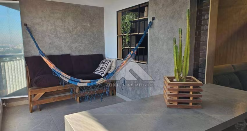Apartamento com 3 dormitórios à venda, 115 m² por R$ 1.065.000,00 - Vila Valparaíso - Santo André/SP