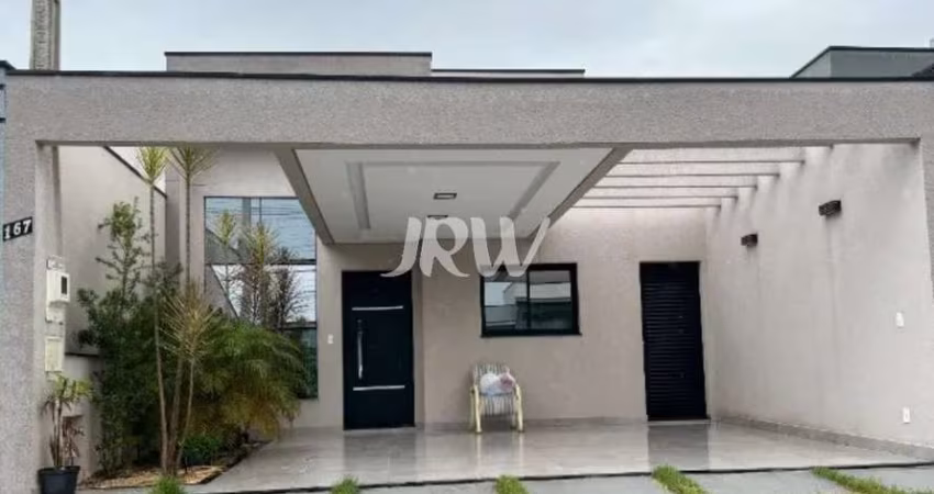CASA TÉRREA PARA VENDA OU LOCAÇÃO NO CONDOMÍNIO JARDIM DOS IMPÉRIOS - VILA ITU NA CIDADE DE INDAIATUBA - SP  Área do Terreno: 150m² Área Construída: 1