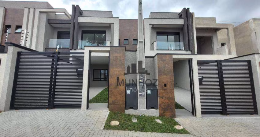 Sobrado com 3 dormitórios à venda, 135 m² por R$ 979.000,00 - Santo Inácio - Curitiba/PR