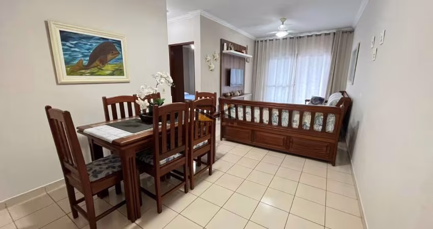 APARTAMENTO PRAIA GRANDE com 1 suíte,1 vaga de garagem,varanda,sala de estar e jantar
