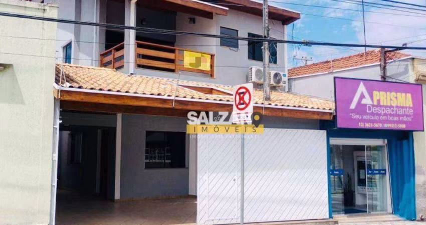 Sobrado com 5 dormitórios, 250 m² - venda por R$ 1.250.000,00 ou aluguel por R$ 4.800,00/mês - Centro - Taubaté/SP
