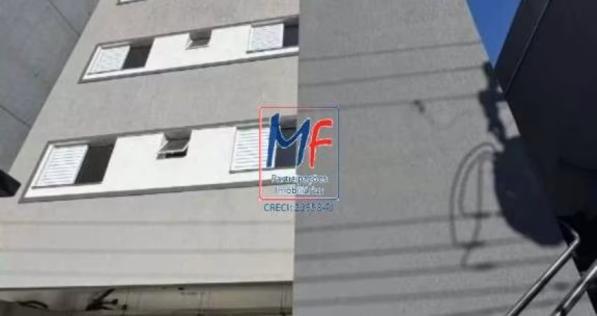 Excelente Apartamento V. Antonieta, 35m²a.c.,com 2 dormitório, sala e área de lazer no condomínio e 1 vaga. REF: 20788