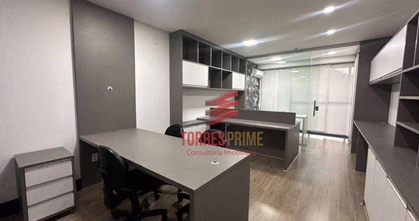 Sala para alugar, 40 m² - Valongo - Santos/SP