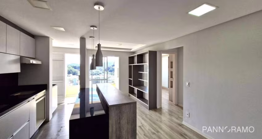 Apartamento com 2 dormitórios para alugar, 51 m² por R$ 2.545/mês - Fortaleza - Blumenau/SC