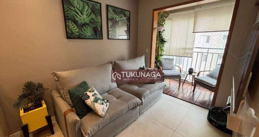 Apartamento com 2 dormitórios à venda, 62 m² por R$ 495.000 - Jardim Rosa de Franca - Guarulhos/SP