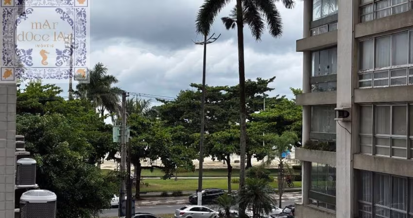 Imperdível: Apartamento à venda em Santos-SP, Boqueirão, em predio frente ao mar - 3 quartos, 2 salas, 1 vaga de garagem, 104,00 m².