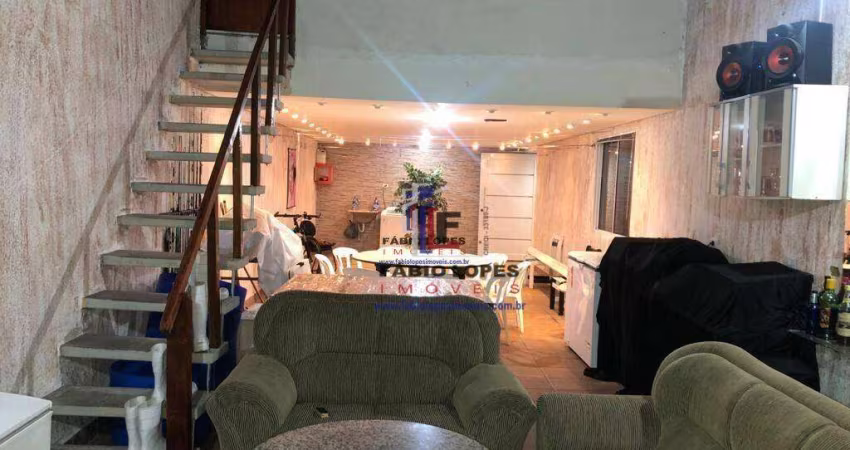 Sobrado com 3 dormitórios à venda, 213 m² por R$ 585.000 - Vila Sacadura Cabral - Santo André/SP