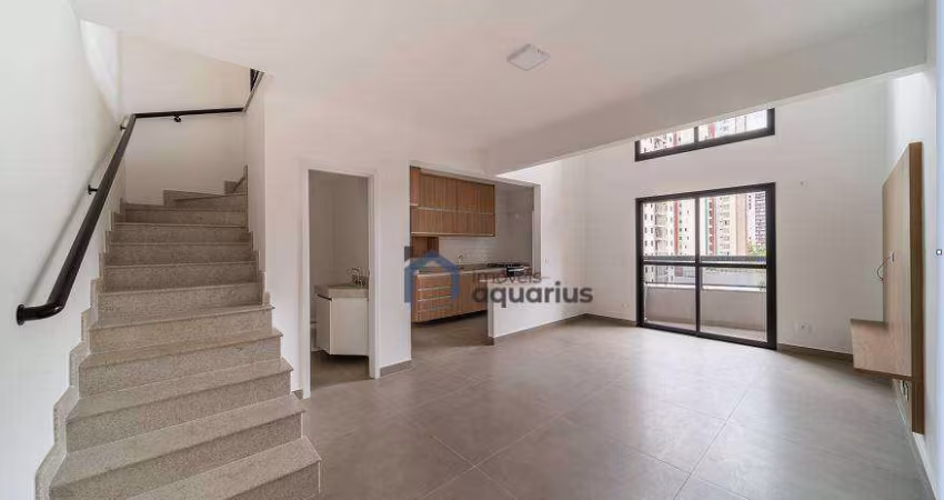 Loft com 1 dormitório para alugar, 78 m² por R$ 5.395,00/mês - Jardim Aquarius - São José dos Campos/SP