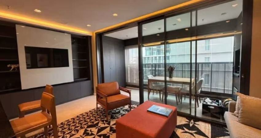 Apartamento para locação todo mobiliado no Brooklin por R$13.000,00 mês