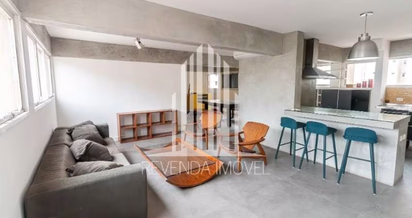LIndo Apartamento 125m2  , 2 Suites  , Mobiliado com  1 Vaga -Modular Omicron