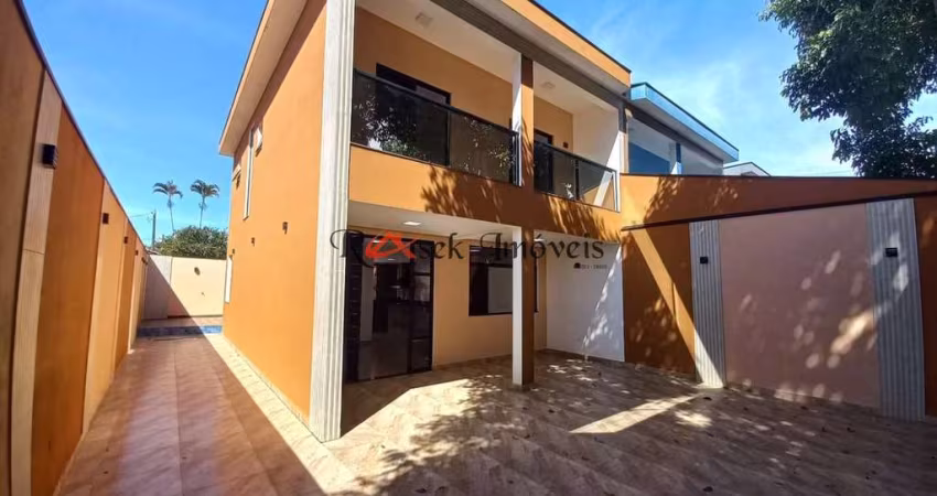 Sobrado com 3 quartos, Suarão, Itanhaém - R$ 730 mil, Cod: 1517