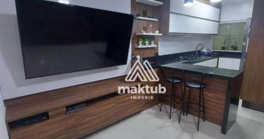 Sobrado com 2 dormitórios à venda, 114 m² por R$ 550.000,00 - Vila Humaitá - Santo André/SP