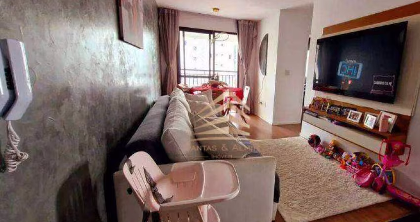 Apartamento 51m² com 2 dormitórios sendo 1 suíte, 1 vaga a venda,  por R$ 370.000 - Vila Galvão - Guarulhos/SP