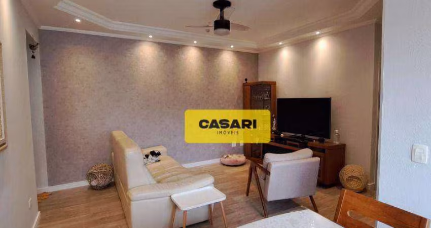 Apartamento com 3 dormitórios à venda, 86 m²- Centro - São Bernardo do Campo/SP