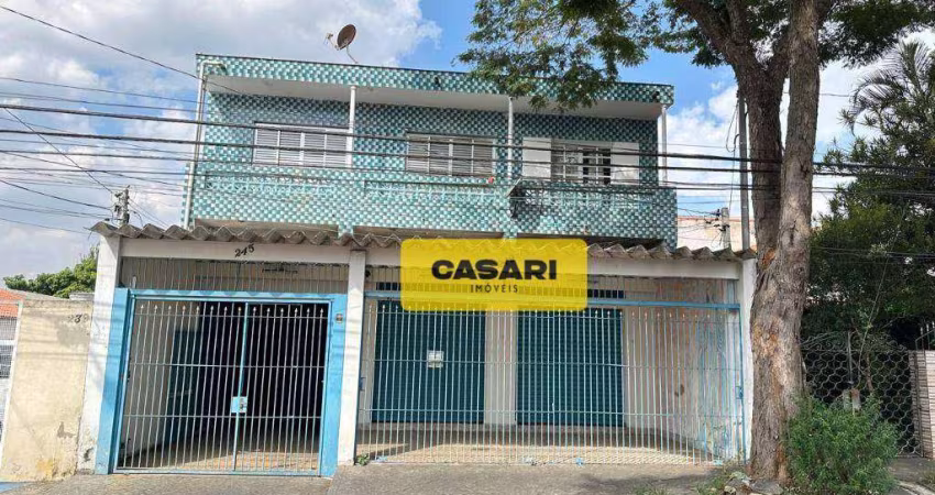 Sobrado com 3 dormitórios à venda, 340 m²- Parque Novo Oratório - Santo André/SP