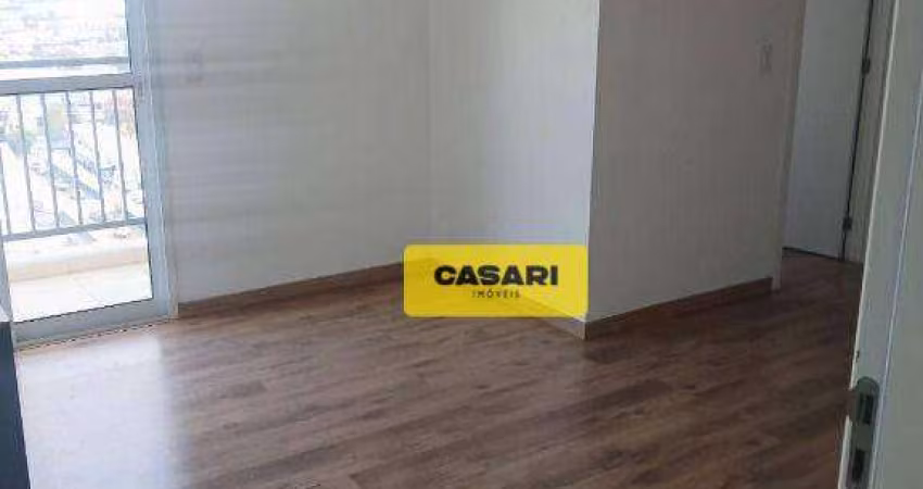 Apartamento com 2 dormitórios para alugar, 55 m² - Utinga - Santo André/SP