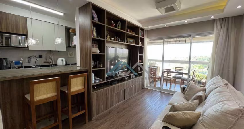 Lindo Apartamento Semimobiliado com 2 suítes para alugar, 80 m² por R$ 7.685/mês - Resort Bethaville - Barueri/SP