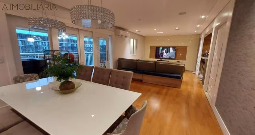 Apto 156m², 3 suítes, 3 vagas, MOBILIADO, condomínio clube, no Domo Home, à venda