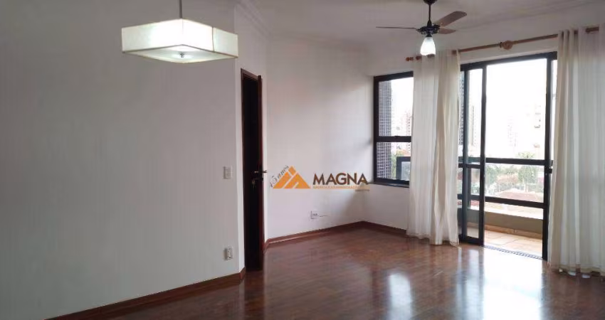 Apartamento com 3 quartos sendo 1 suíte para alugar, 95 m² por R$ 2.681/mês - Centro - Ribeirão Preto/SP