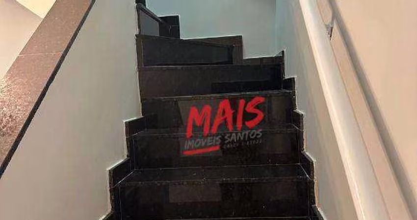 Sobrado com 2 dormitórios à venda, 117 m² - Macuco - Santos/SP