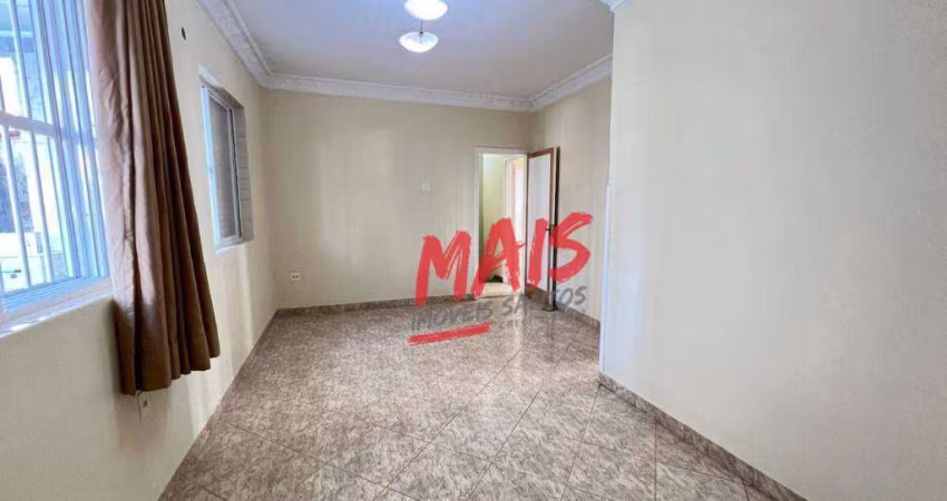 Casa com 2 dormitórios para alugar, 87 m² - Boqueirão - Santos/SP