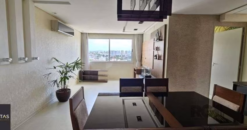 Apartamento mobiliado de 3 dormitórios, 1 suíte, 1 vaga