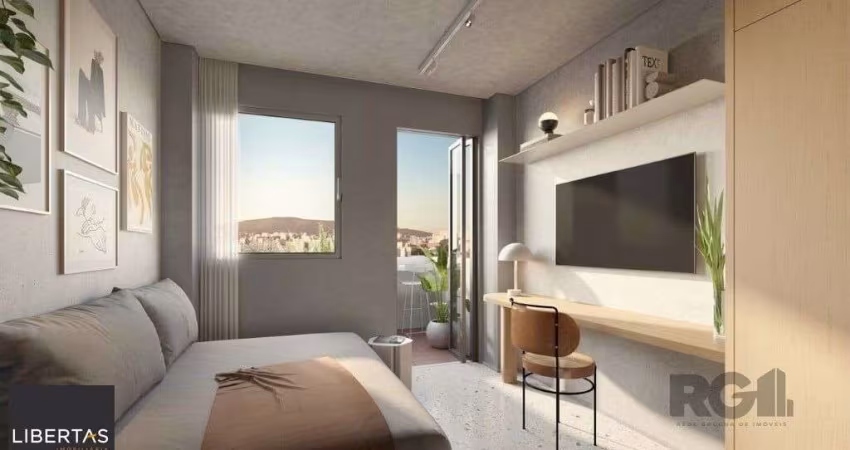 LANÇAMENTO- Apartamento Loft com 21m2, 1 vaga de garagem - Menino Deus