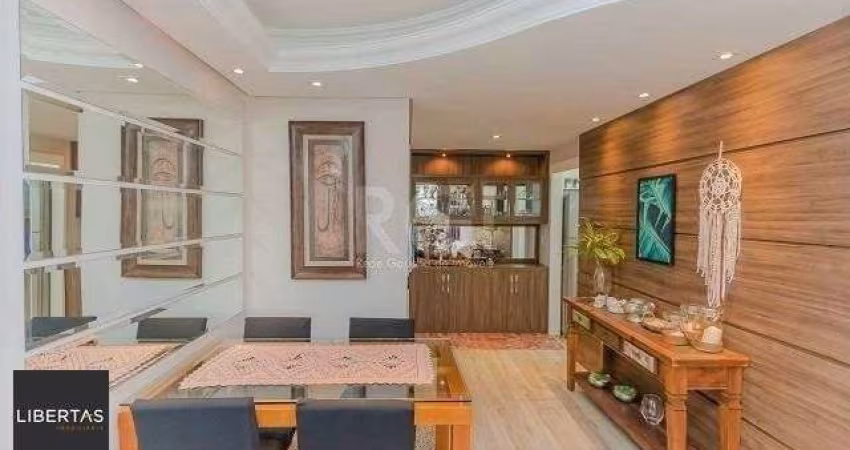 Excelente apartamento mobiliado com 2 dormitórios e 2 vagas.