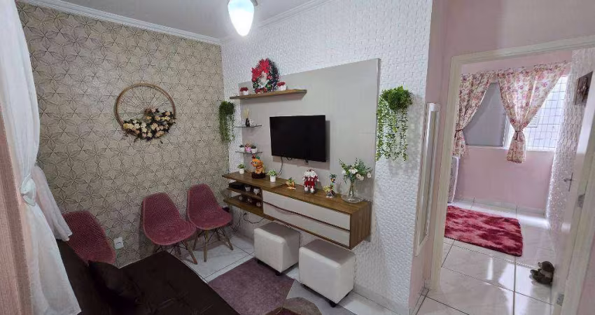 Apartamento MOBILIADO com 1 quarto na Guilhermina em Praia Grande/SP