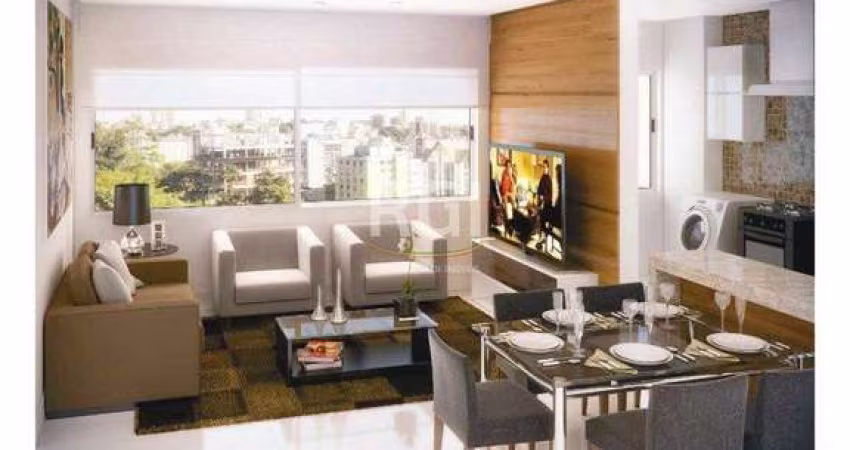 Apartamento para Venda - 57.51m², 2 dormitórios, sendo 1 suites, 1 vaga - Santo